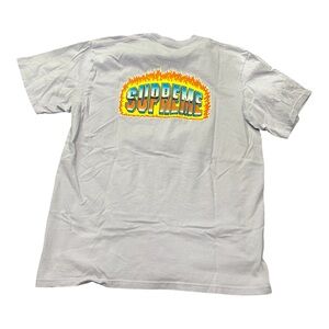 🔥🔥 SUPREME CHROME Special Edition - Light Purple - RARE Y2K Graphic Tee LARGE